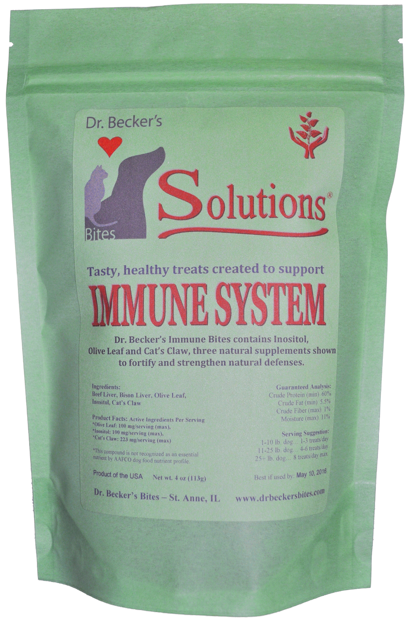 Dr.Becker's Bites Immune System Solutions Bites 4oz - Click Image to Close